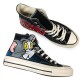 Black Converse Chuck Taylor All-Star 70s Hi Tom and Jerry
