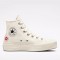 Chuck Taylor All Star Lift Platform Floral Embroidery Womens High Top Shoe