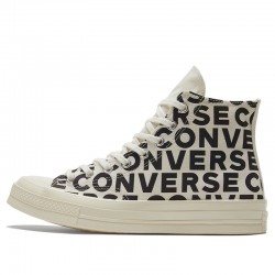 Converse All Star 1970s High Sail Black Laser Reflective Letters Sneakers