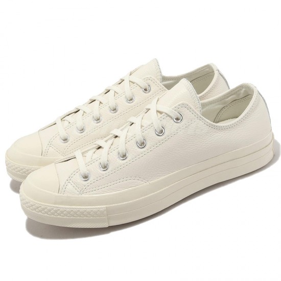 Converse Chuck 70 Mono Leather Low Top Beige Ivory Casual Lifestyle Shoes