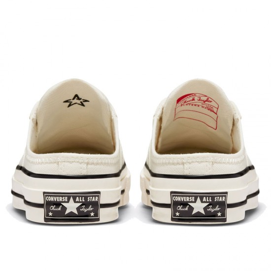 Converse Chuck 70 Mule Egret White Slip-On Canvas Sneaker