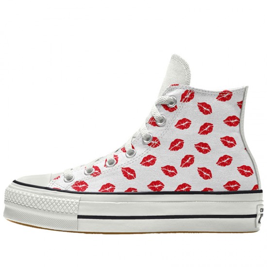 Converse Chuck Taylor Lift Valentine's Day Lips for Women