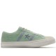 Converse One Star Academy Low OX Green Blue Suede Shoes