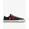 Converse X Comme Des Gargons Play One Star Low Top Black Shoes