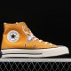 Converse All Star 70s One Piece Straw Hat Luffy High Top Shoes Yellow