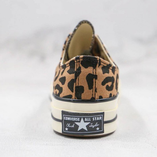 Converse All Star Chuck 70 Low Top Leopard Canvas Shoes