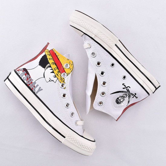 Converse All Star x One Piece Pt Hi Sneakers White