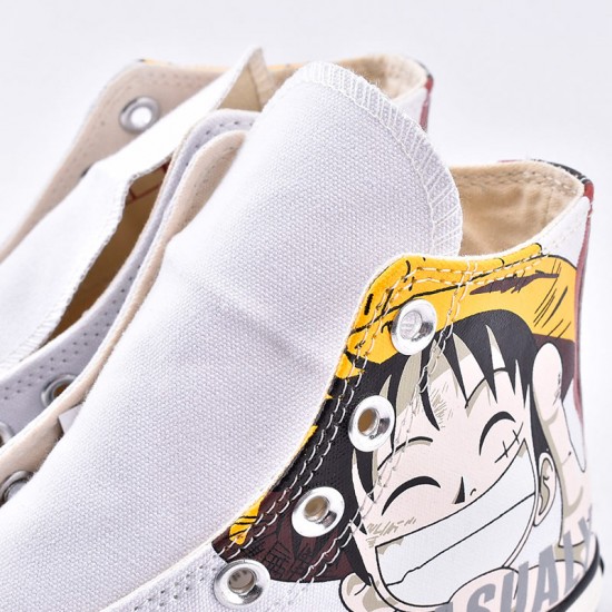 Converse All Star x One Piece Pt Hi Sneakers White
