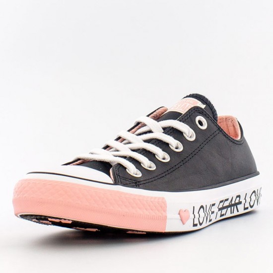 Converse Chuck 70 Low Top Love Graphic Leather Black