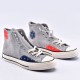 Converse Chuck 70 Mixed Material High Top Suede Grey Shoes