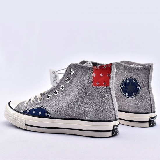 Converse Chuck 70 Mixed Material High Top Suede Grey Shoes