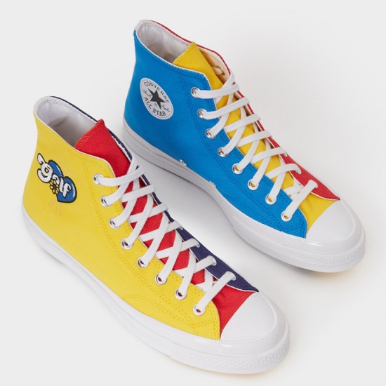 red blue yellow and green converse Off 52% 