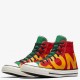 Converse Chuck Taylor All Star High Iconic Red Green Yellow Shoes