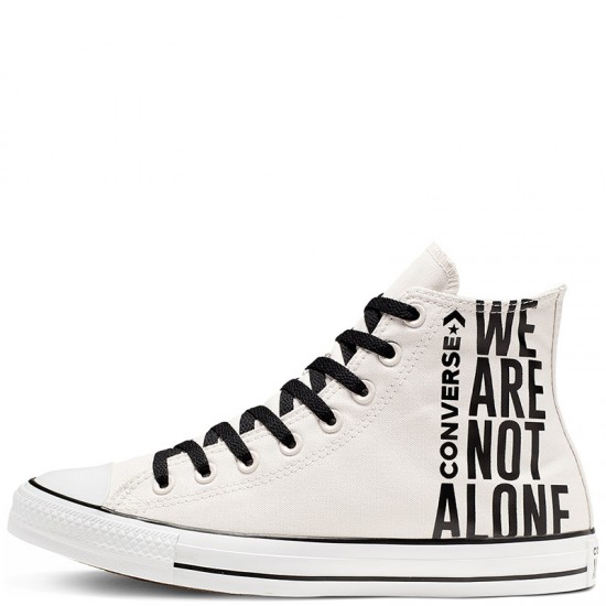 converse we are not alone white