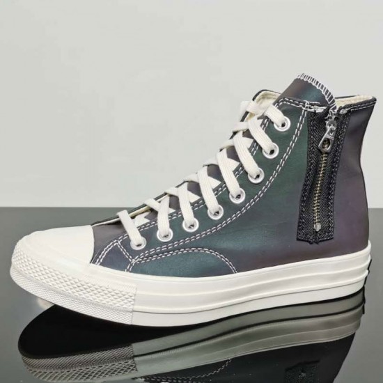 converse with zippers on side