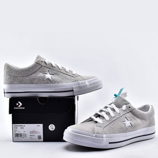 Converse One Star Grey Suede Sneaker
