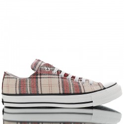 Converse WoolCheck Plaid All Star Low Tos Shoes