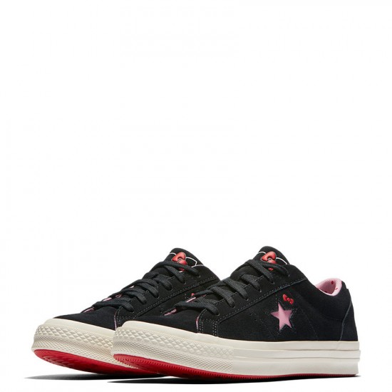 astronaut Fume At dawn Converse x Hello Kitty One Star Low Top Black Womens Shoes