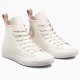 Cozy Tones Chuck Taylor All Star Vintage White Dusk Pink Leather Womens High