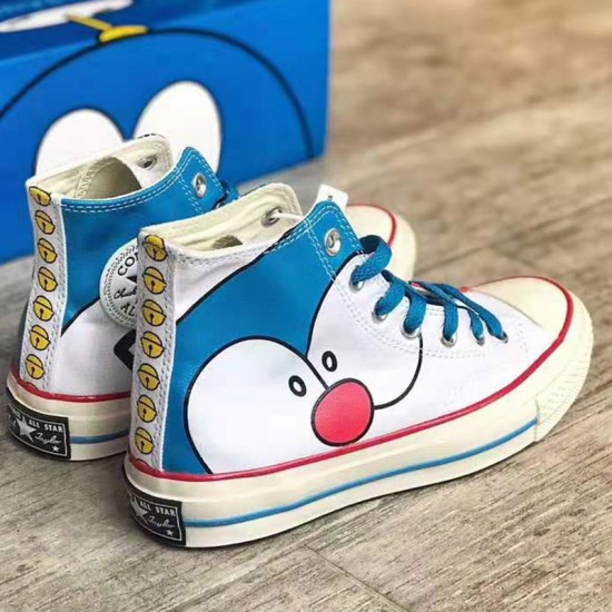 Doraemon x Converse 1970s High Tops Blue White