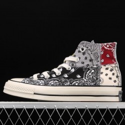 Offspring Wraps Converse Chuck 70 in Patchwork Paisley Pattern Multicolor High Top Shoes