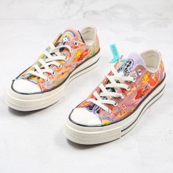 Twisted Resort Chuck 70 All Star Unisex Low Top Egret Multi Black Shoes
