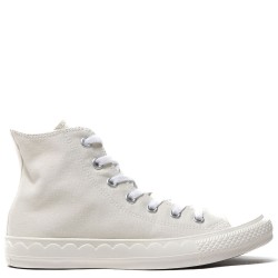 Converse All Star Scallop Tape White High Tops Shoes