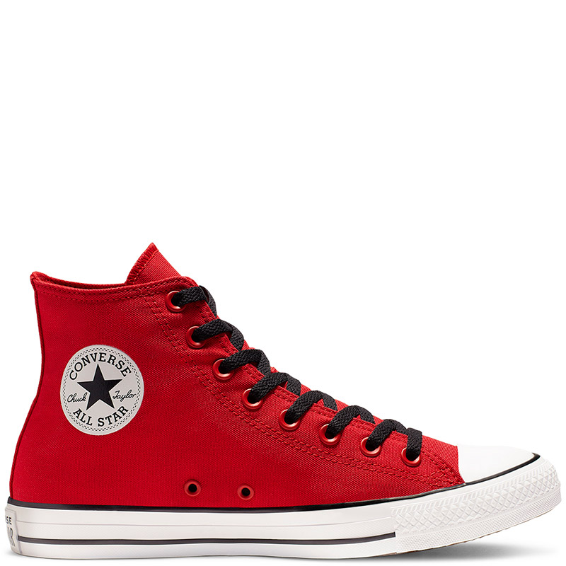 all red converse high