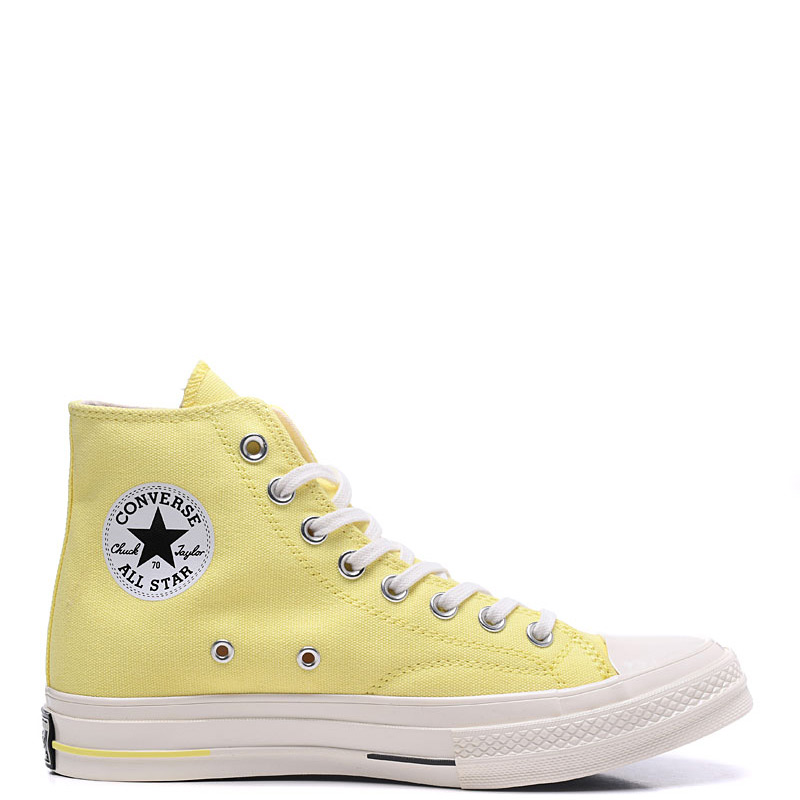 converse all star chuck 70 high top plimsolls in yellow