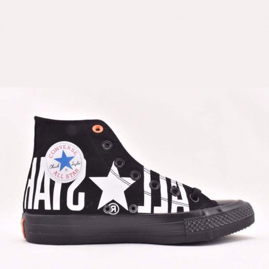 Star 100 Big Logo High Tops Shoes Black