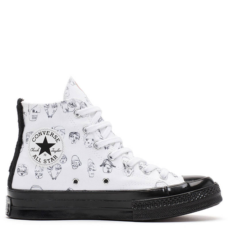 black and white converse high tops